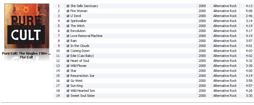 The Cult - Pure Cult: The Singles 1984-1995